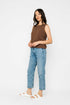Keri-Sleeveless Woven Shell
